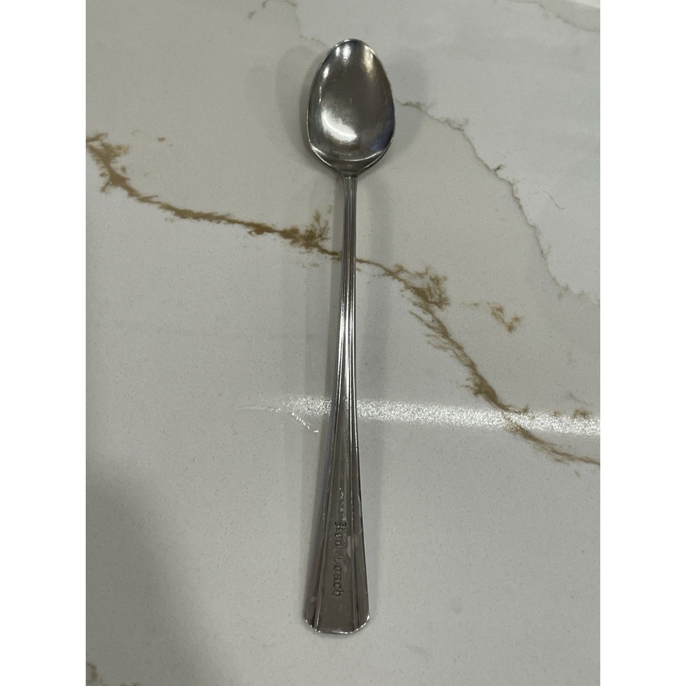 Vintage Oneida WM A Rogers Hotel Silverplate Iced Tea Spoon Red Coach Niagara‎
